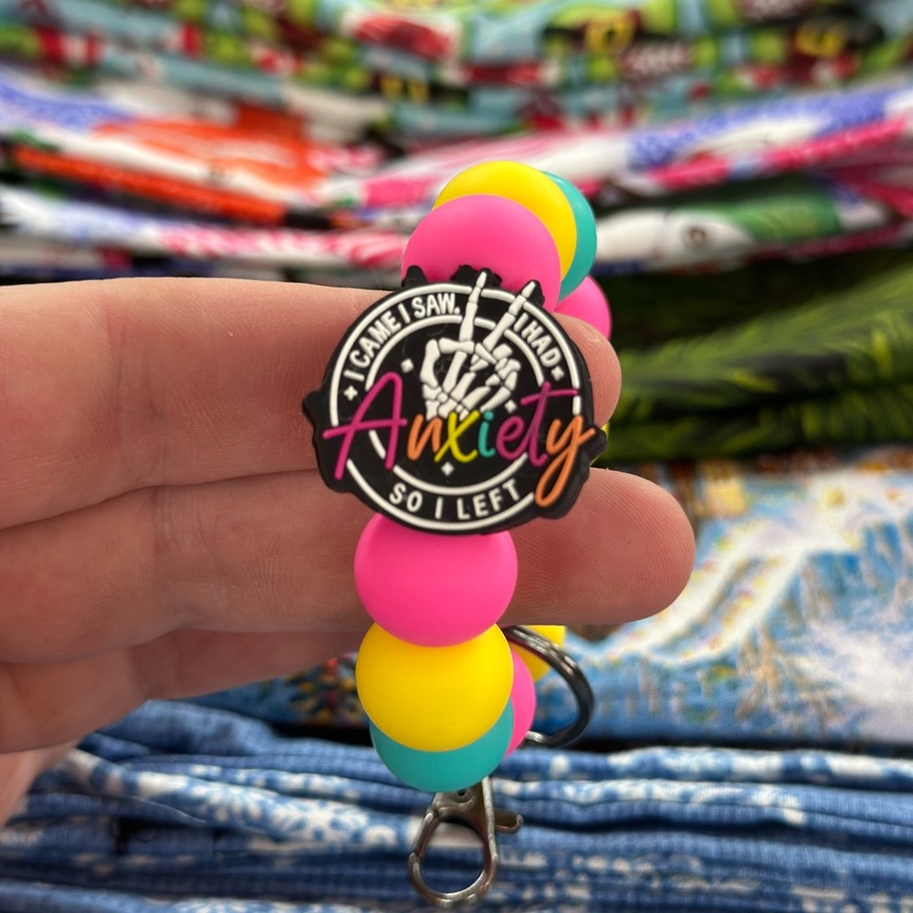 Colorful Pink and Yellow Jewelry Bracelet with Circular Charm